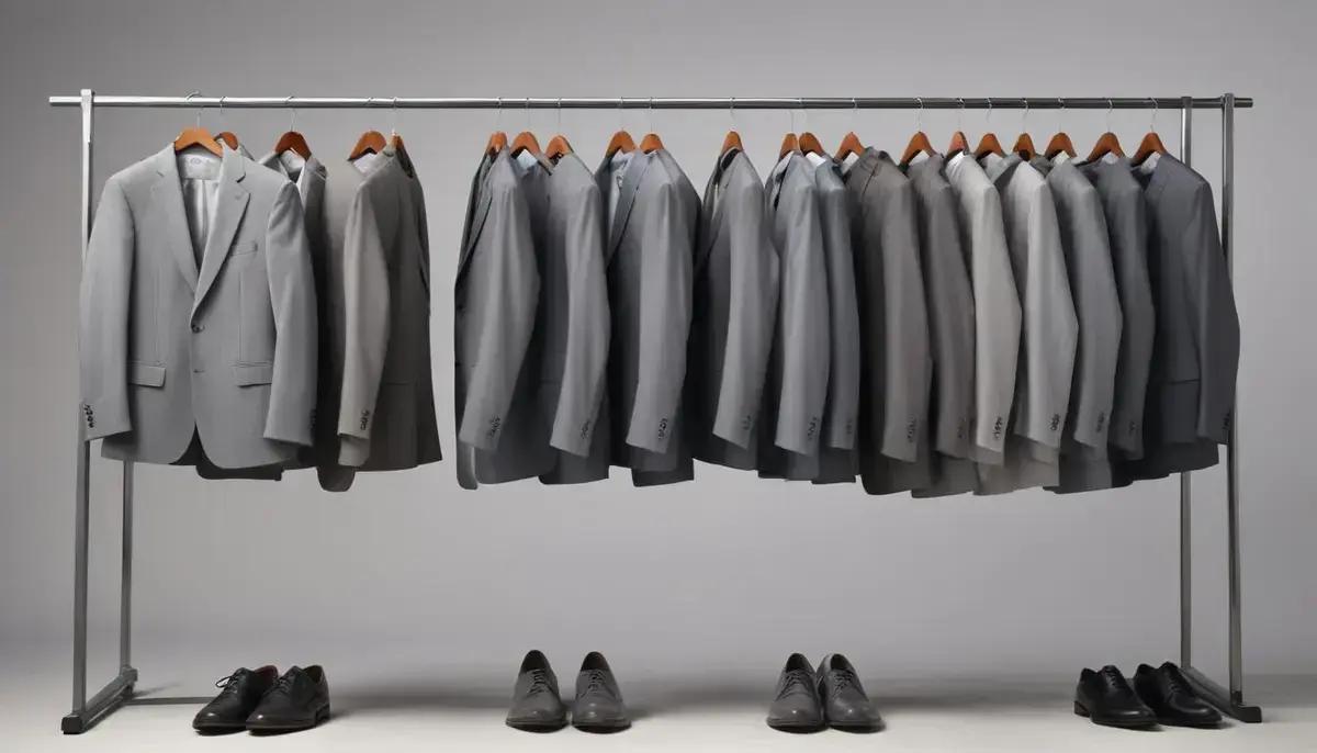 Choosing the right shoe color for different gray shades Choosing the right shoe color for different gray shades