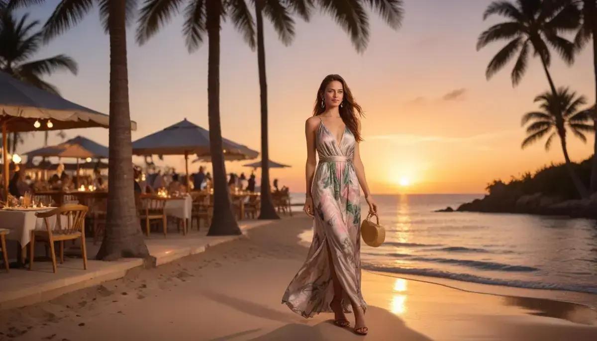 Evening wear for tropical dinner dates Evening wear for tropical dinner dates