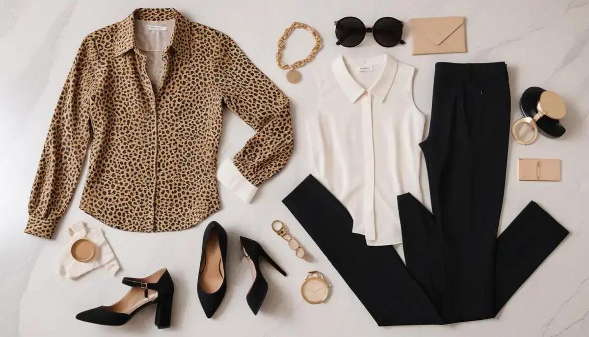 Mixing animal prints with solid colors effectively Mixing animal prints with solid colors effectively