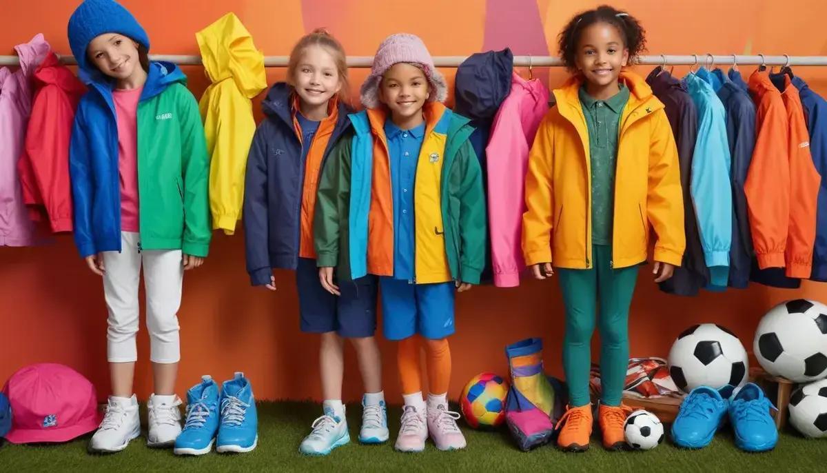 Seasonal clothing collections for active children Seasonal clothing collections for active children