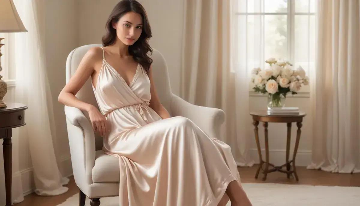 Silk nightwear for luxury sleeping experience Silk nightwear for luxury sleeping experience